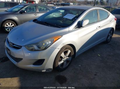 2013 HYUNDAI ELANTRA GLS Silver  Gasoline 5NPDH4AE4DH349215 photo #3