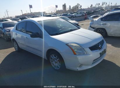 2012 NISSAN SENTRA 2.0 S White  Gasoline 3N1AB6APXCL772979 photo #1