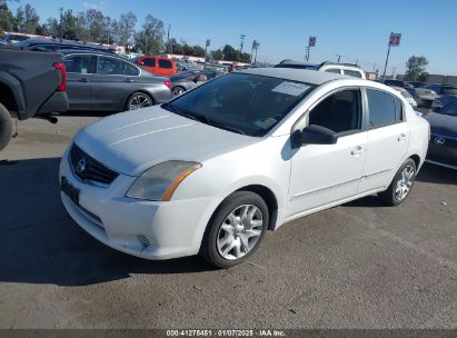 2012 NISSAN SENTRA 2.0 S White  Gasoline 3N1AB6APXCL772979 photo #3