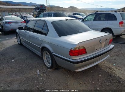 2001 BMW 740IA Silver  Gasoline WBAGG83401DN81076 photo #4