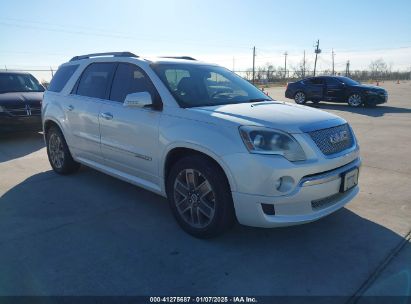 2012 GMC ACADIA DENALI White  Gasoline 1GKKRTED1CJ232914 photo #1