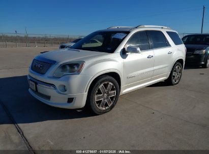 2012 GMC ACADIA DENALI White  Gasoline 1GKKRTED1CJ232914 photo #3