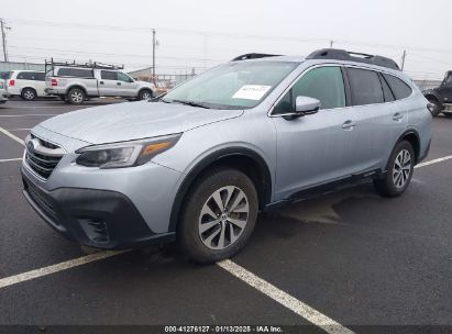 2022 SUBARU OUTBACK PREMIUM Light Blue  Gasoline 4S4BTACC6N3219073 photo #3