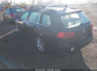 2015 VOLKSWAGEN GOLF SPORTWAGEN TSI SE 4-DOOR Black  Gasoline 3VWC17AU6FM516838 photo #4