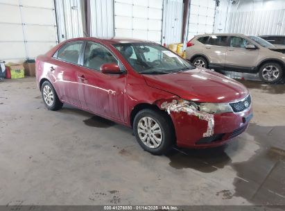 2011 KIA FORTE EX Red  Gasoline KNAFU4A28B5403703 photo #1