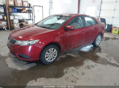 2011 KIA FORTE EX Red  Gasoline KNAFU4A28B5403703 photo #3