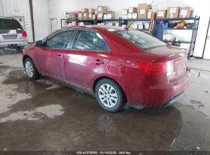 2011 KIA FORTE EX Red  Gasoline KNAFU4A28B5403703 photo #4