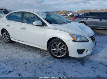 2013 NISSAN SENTRA SR White  Gasoline 3N1AB7AP3DL719175 photo #1