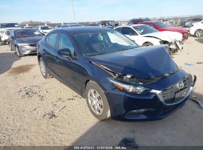 2017 MAZDA MAZDA3 SPORT Blue  Gasoline 3MZBN1U77HM158249 photo #1