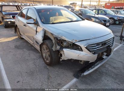 2015 HYUNDAI SONATA SE Gray  Gasoline 5NPE24AF0FH002451 photo #1