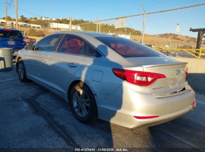 2015 HYUNDAI SONATA SE Gray  Gasoline 5NPE24AF0FH002451 photo #4