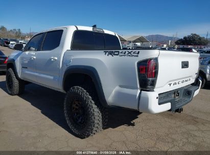 2019 TOYOTA TACOMA TRD OFF ROAD White  gas 3TMCZ5AN3KM277204 photo #4