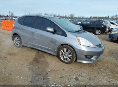 2009 HONDA FIT SPORT Gray  Gasoline JHMGE88449S010505 photo #1