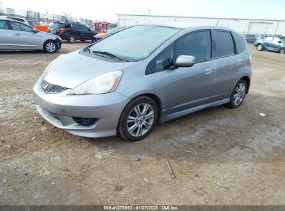 2009 HONDA FIT SPORT Gray  Gasoline JHMGE88449S010505 photo #3