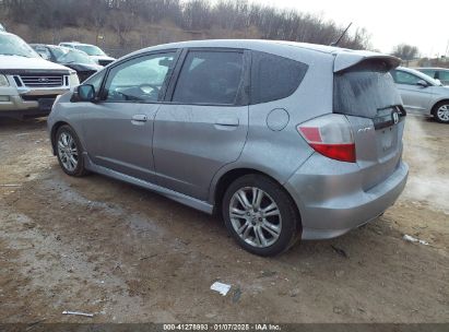 2009 HONDA FIT SPORT Gray  Gasoline JHMGE88449S010505 photo #4