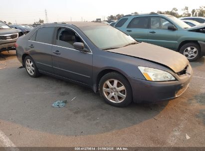 2005 HONDA ACCORD 3.0 EX Gray  Gasoline 1HGCM66515A039268 photo #1