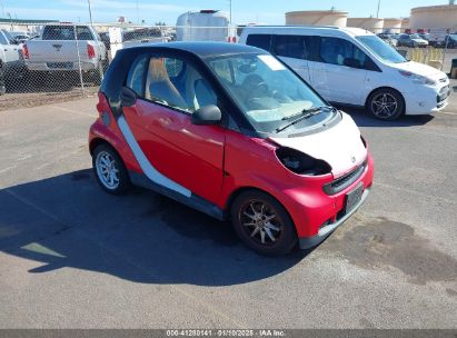 2009 SMART FORTWO BRABUS/PASSION/PURE Red  Gasoline WMEEJ31XX9K219695 photo #1