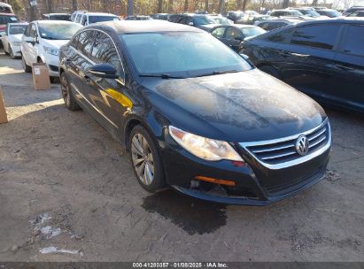 2011 VOLKSWAGEN CC SPORT Black  Gasoline WVWMN7AN9BE715189 photo #1