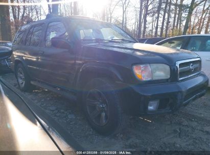 2004 NISSAN PATHFINDER LE PLATINUM Black  Gasoline JN8DR09X94W807387 photo #1