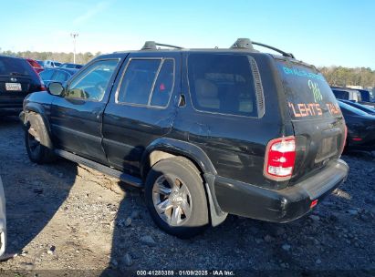 2004 NISSAN PATHFINDER LE PLATINUM Black  Gasoline JN8DR09X94W807387 photo #4