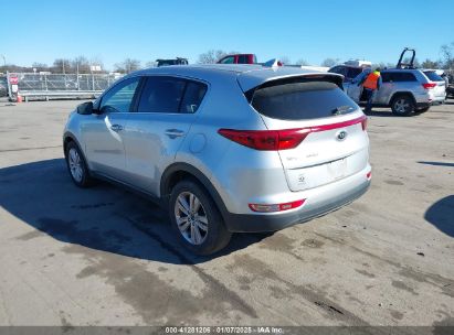 2018 KIA SPORTAGE LX Silver  Gasoline KNDPM3AC3J7302419 photo #4