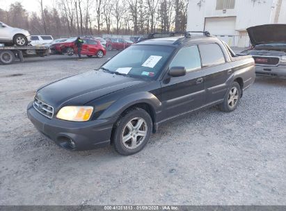 2005 SUBARU BAJA SPORT Black  Gasoline 4S4BT62C156100473 photo #3