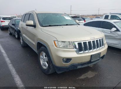 2012 JEEP GRAND CHEROKEE LAREDO Gold  Flexible Fuel 1C4RJEAG2CC171817 photo #1