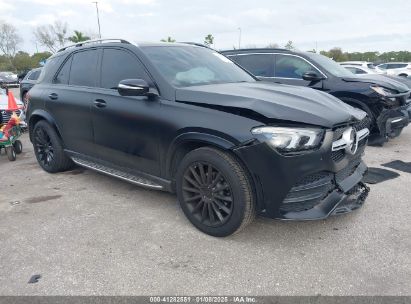 2021 MERCEDES-BENZ GLE 350 Black  Gasoline 4JGFB4JB1MA406215 photo #1