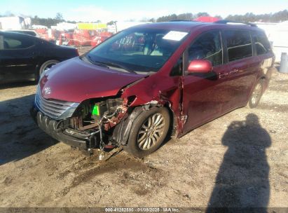 2015 TOYOTA SIENNA XLE 8 PASSENGER Burgundy  Gasoline 5TDYK3DC6FS649780 photo #3