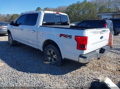 2018 FORD F-150 LARIAT White  Gasoline 1FTEW1EG6JFC09502 photo #4