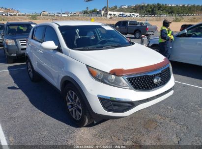 2015 KIA SPORTAGE LX White  Gasoline KNDPB3AC9F7765792 photo #1