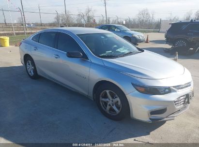 2017 CHEVROLET MALIBU LS Silver  Gasoline 1G1ZB5ST0HF287377 photo #1