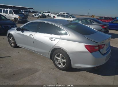 2017 CHEVROLET MALIBU LS Silver  Gasoline 1G1ZB5ST0HF287377 photo #4