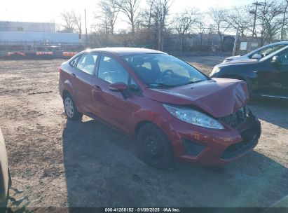 2013 FORD FIESTA SE Red  Gasoline 3FADP4BJ0DM152508 photo #1