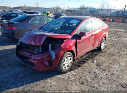 2013 FORD FIESTA SE Red  Gasoline 3FADP4BJ0DM152508 photo #3