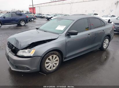 2013 VOLKSWAGEN JETTA 2.0L S Gray  Gasoline 3VW2K7AJ2DM290664 photo #3