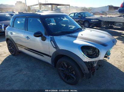 2014 MINI COUNTRYMAN COOPER S Silver  Gasoline WMWZC3C5XEWP51826 photo #1