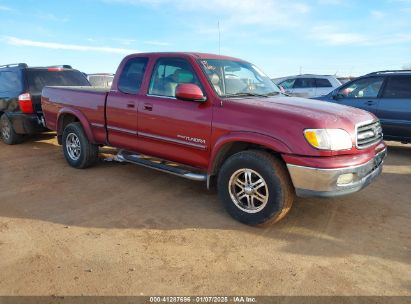 2002 TOYOTA TUNDRA LTD V8 Red  Gasoline 5TBRT38152S316872 photo #1