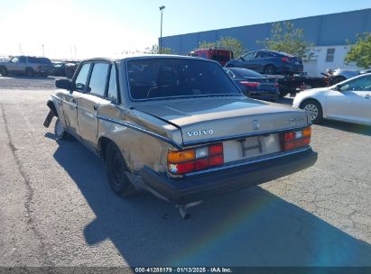 1987 VOLVO 244 DL/GL Tan  Gasoline YV1AX884XH1239206 photo #4