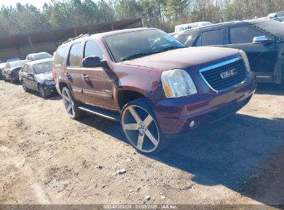 2008 GMC YUKON SLT Burgundy  Flexible Fuel 1GKFC13058J190018 photo #1