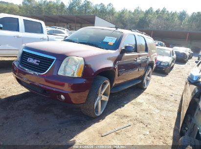 2008 GMC YUKON SLT Burgundy  Flexible Fuel 1GKFC13058J190018 photo #3