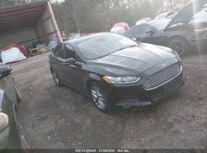 2016 FORD FUSION SE Black  Gasoline 3FA6P0H77GR200722 photo #1