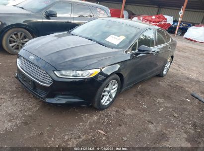 2016 FORD FUSION SE Black  Gasoline 3FA6P0H77GR200722 photo #3