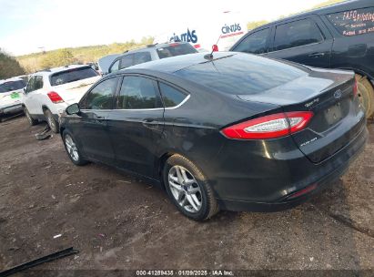 2016 FORD FUSION SE Black  Gasoline 3FA6P0H77GR200722 photo #4