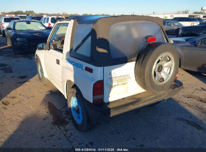 1994 GEO TRACKER White  Gasoline 2CNBE18U3R6941076 photo #4