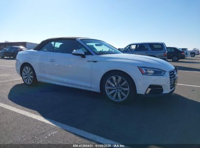 2018 AUDI A5 2.0T PREMIUM White  Gasoline WAUYNGF5XJN000993 photo #1