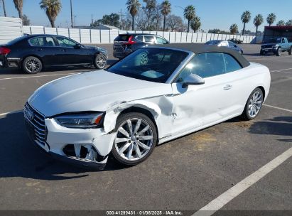 2018 AUDI A5 2.0T PREMIUM White  Gasoline WAUYNGF5XJN000993 photo #3