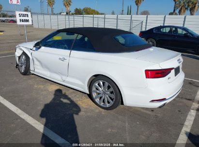 2018 AUDI A5 2.0T PREMIUM White  Gasoline WAUYNGF5XJN000993 photo #4