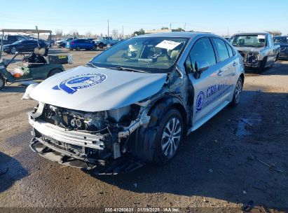 2022 TOYOTA COROLLA HYBRID LE Silver  Hybrid JTDEAMDE7NJ047155 photo #3