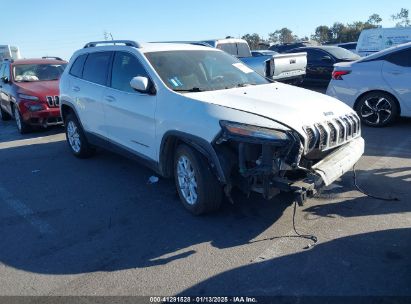 2015 JEEP CHEROKEE LATITUDE White  Gasoline 1C4PJLCB7FW670564 photo #1